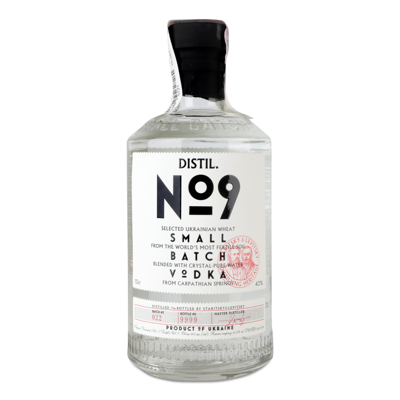 Горілка 40% 0,5л Distil. №9