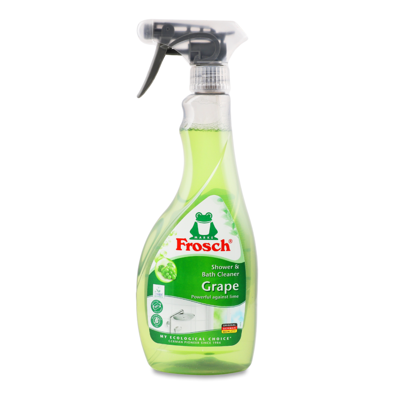 Очищувач д/ванної кімнати Зелений виноград 500мл з розпилювачем Frosch