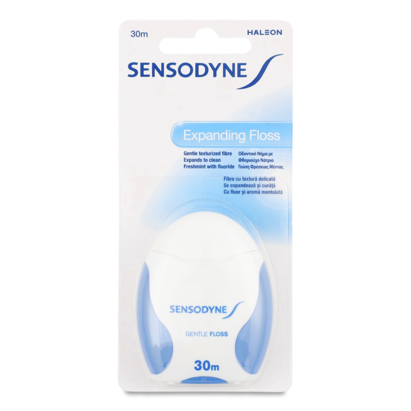 Нитка зубна д/делікатного чищення зубів та ясен 30м Sensodyne