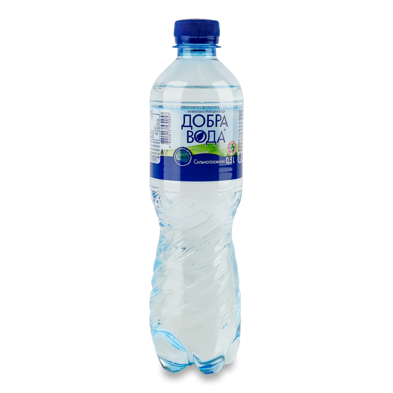Вода мінеральна сильногазована 0,5л пет Добра вода