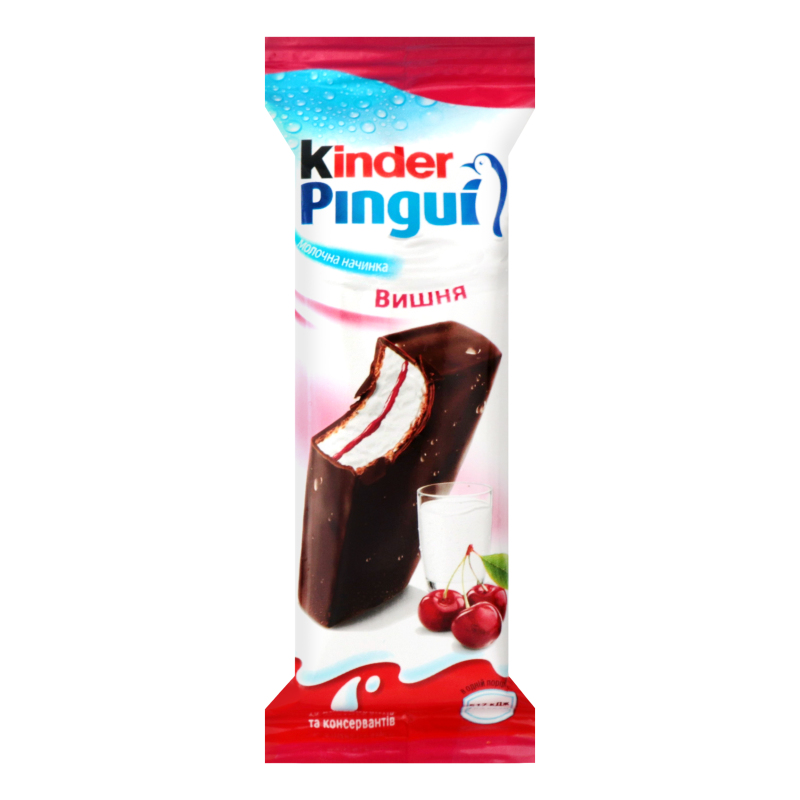 Пирожное бисквитное Вишня Kinder Pingui м/у 30г Kinder(8000500202289 ...