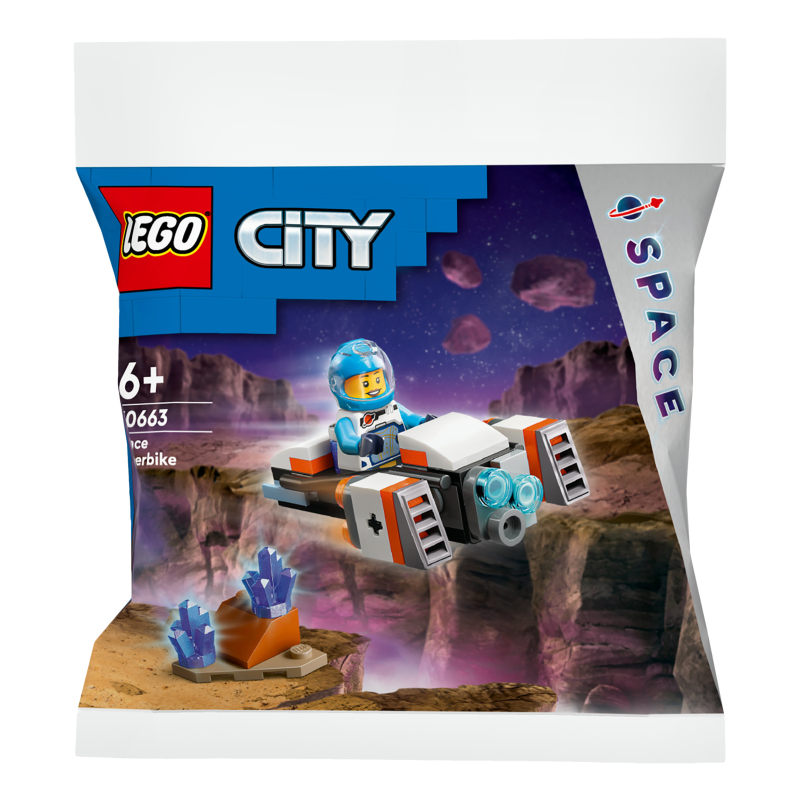 Конструктор для детей от 6лет №30663 Space Hoverbike City Lego 1шт