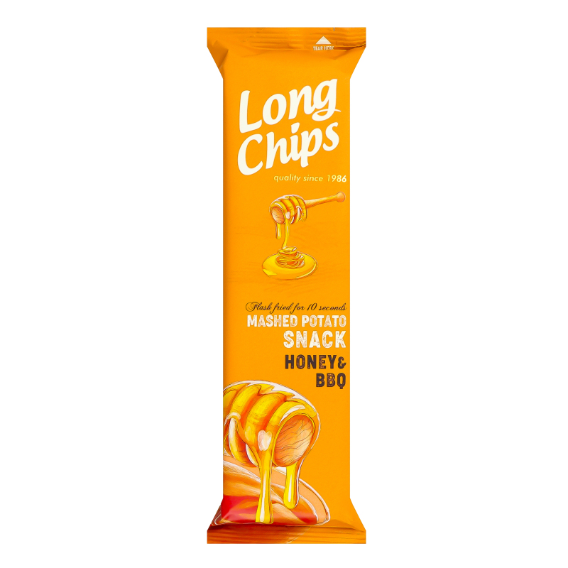 Закуска з картопляного пюре з ароматом меду та барбекю Long Chips м/у