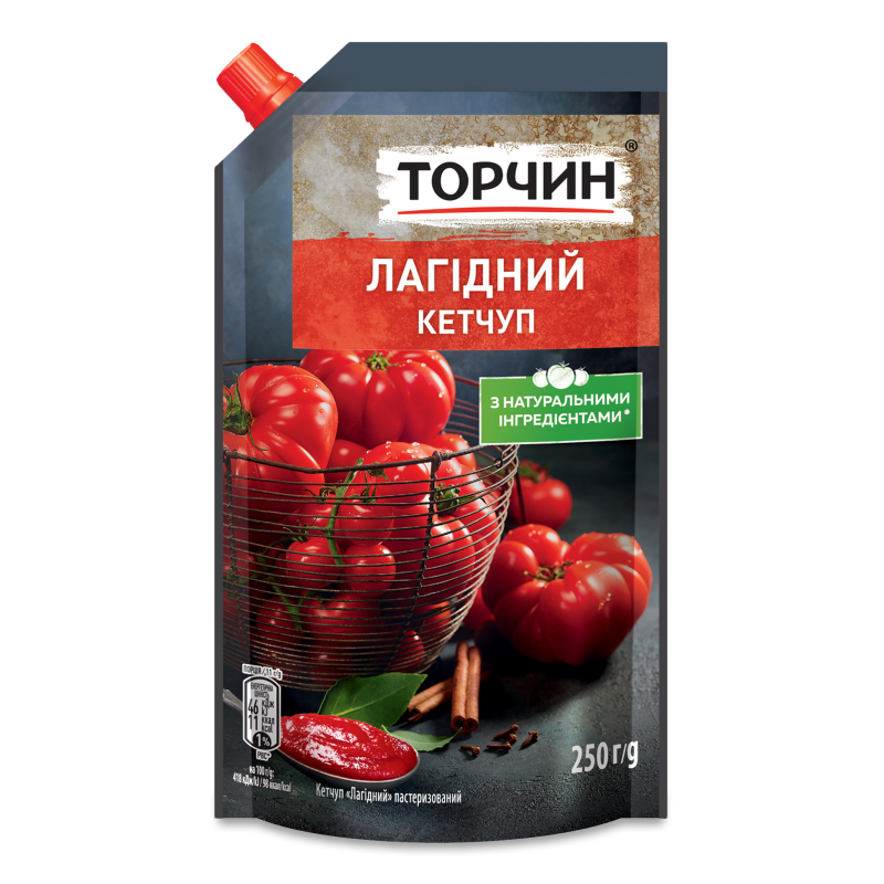 Кетчуп Лагідний 250г д/п Торчин