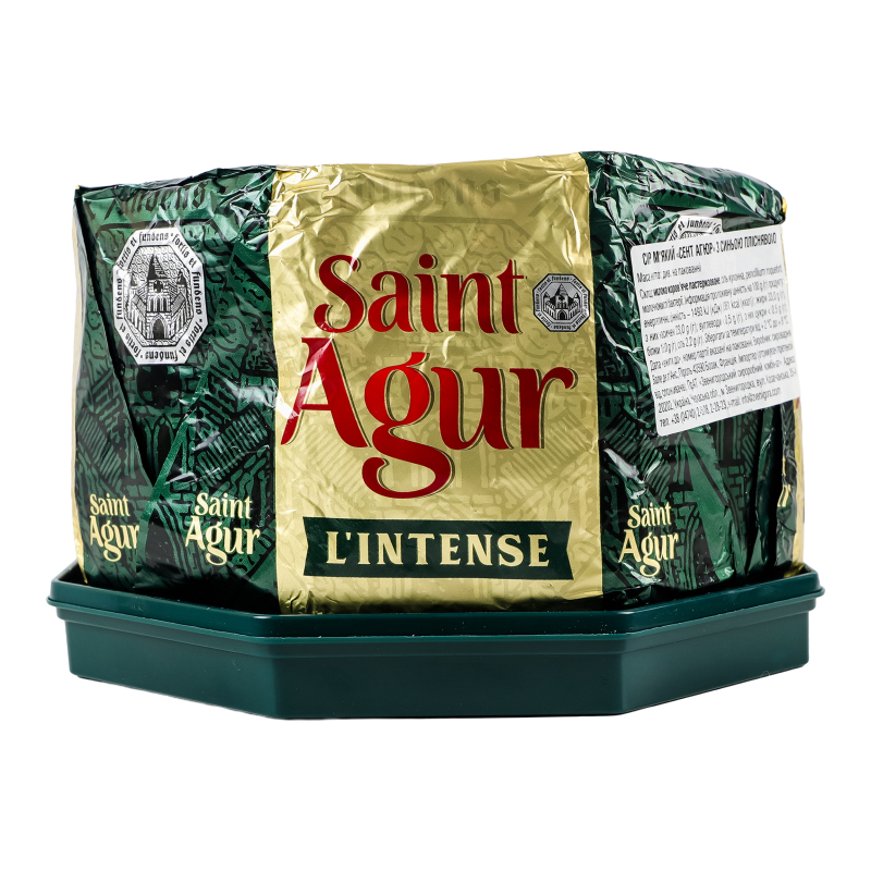 Сир м'який з синьою пліснявою L'intense Saint Agur кг