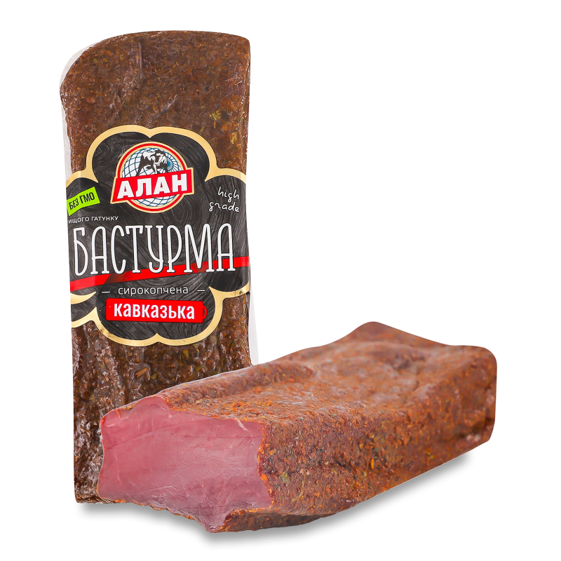 Бастурма Кавказька Алан с/к в/ґ кг