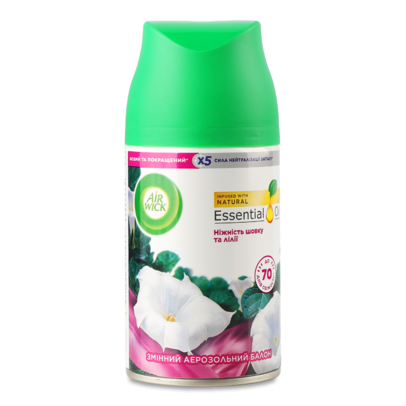 Освіжувач повітря Ніжність шовку та лілії автоматичний 250мл запаска Еір вік