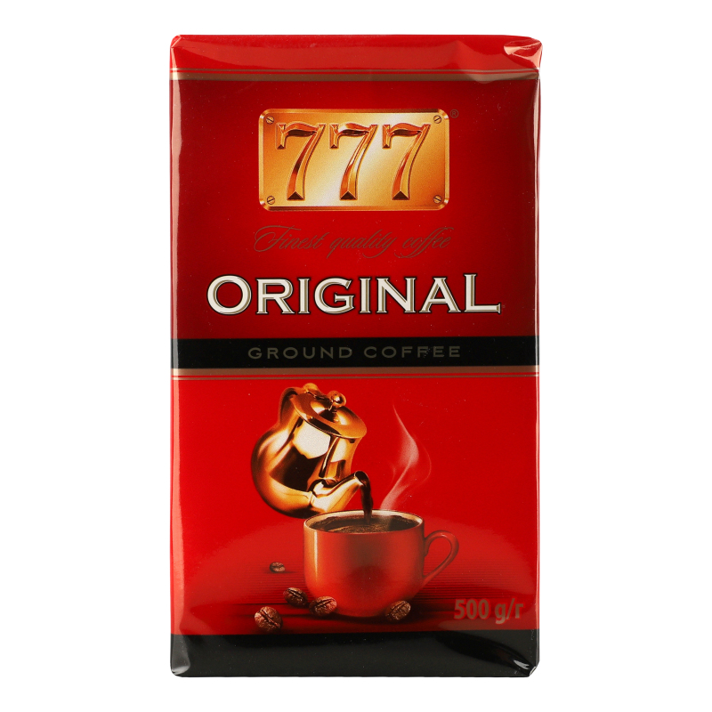 Кофе натуральный молотый средней обжарки Original 777 м/у 500г 777