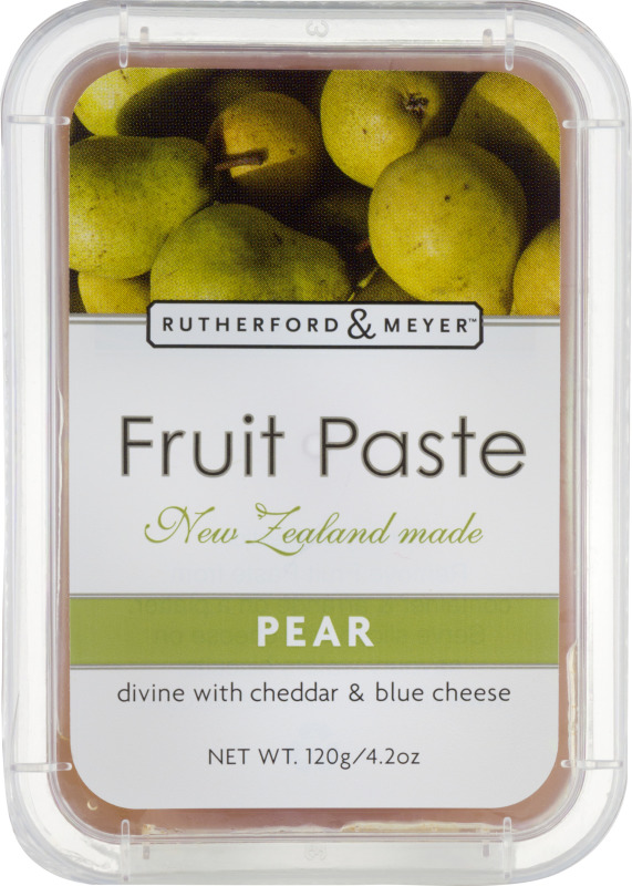 Rutherford & Meyer Fruit Paste New Zealand made Pear Rutherford & Meyer