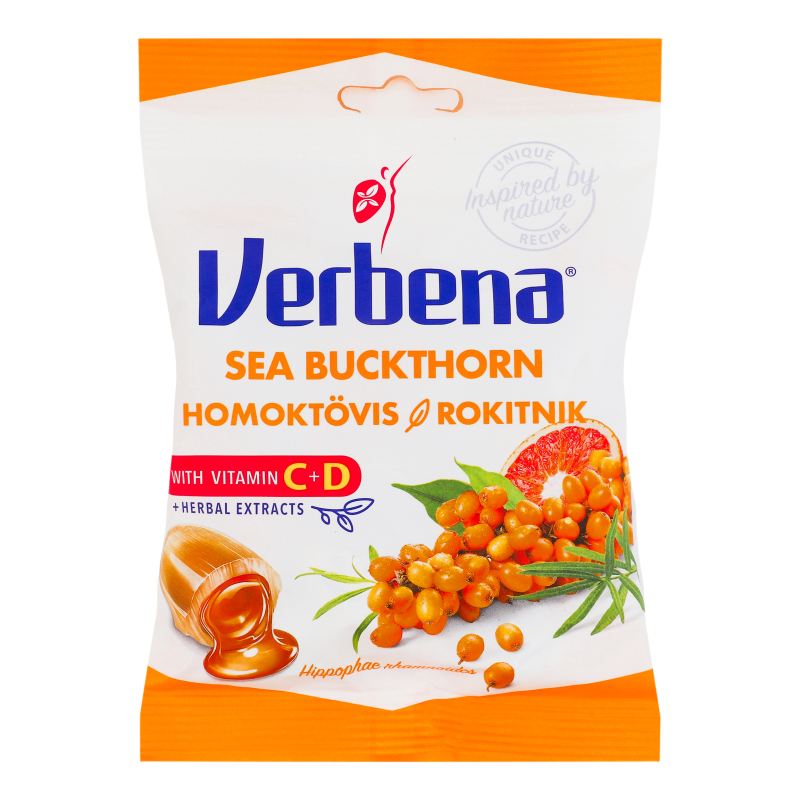 Цукерки м'які з обліпихи з вітамінами Verbena м/у