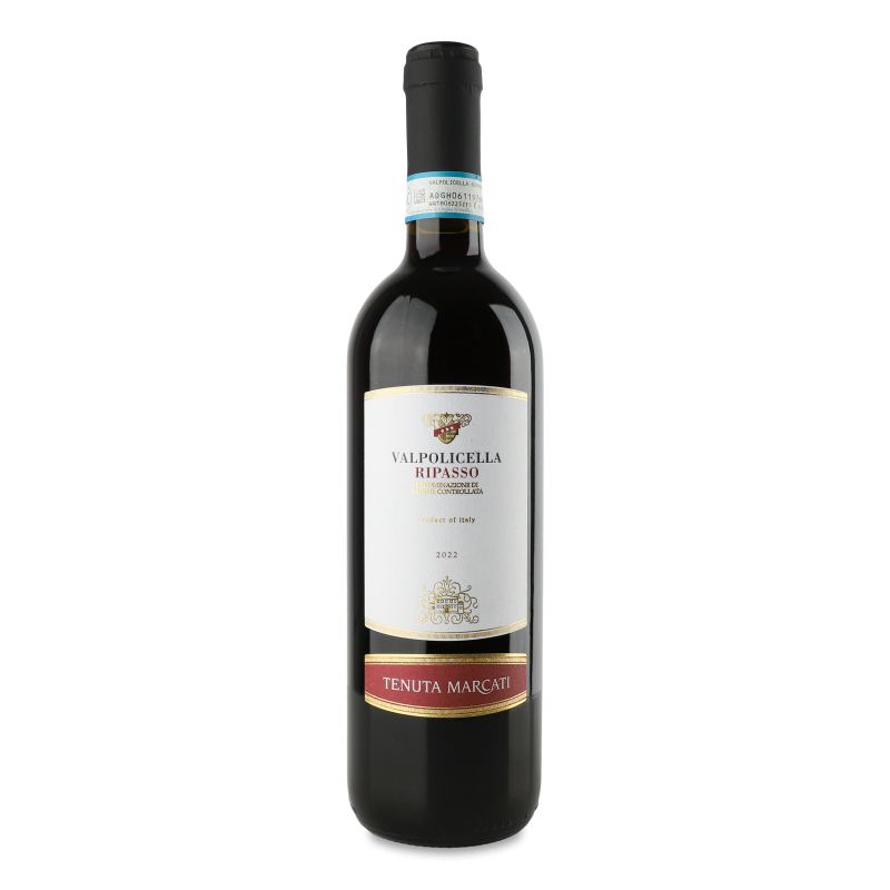 Вино Valpolicella Ripasso червоне сухе 14% 0,75л Tenuta Marcati