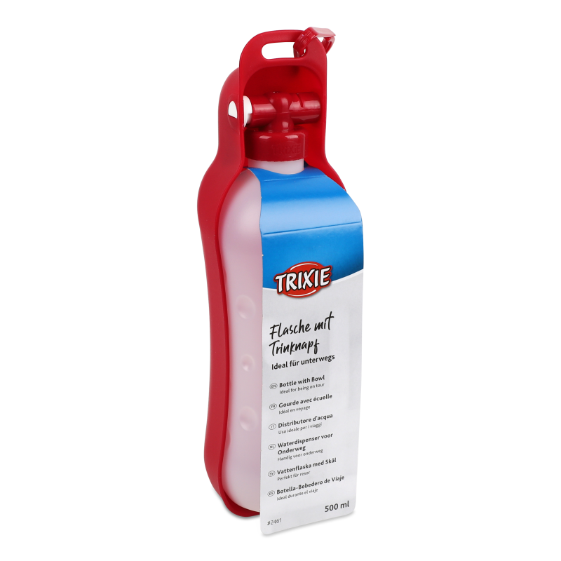 Поїлка д/собак 500мл пластик дорожня Тріксі