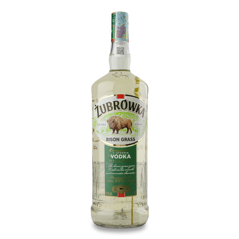 Напій алкогольний Бізон Грасс 37,5% 1л Зубровка