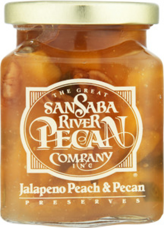 The Great San Saba River Pecan Company Jalapeno Peach & Pecan Preserves