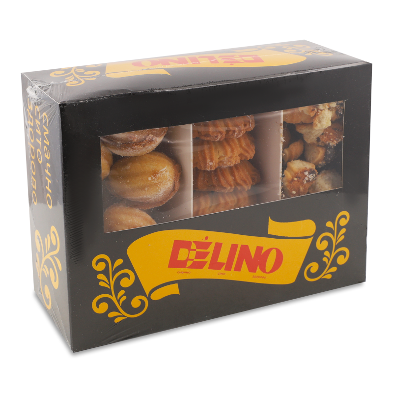 Печиво Асорті №3 Мікс радості 550г Delino