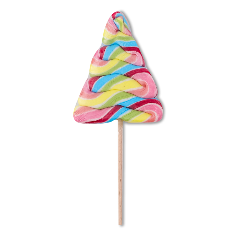 Карамель льодяникова Ялинка тутті фрутті 50г Пампулі