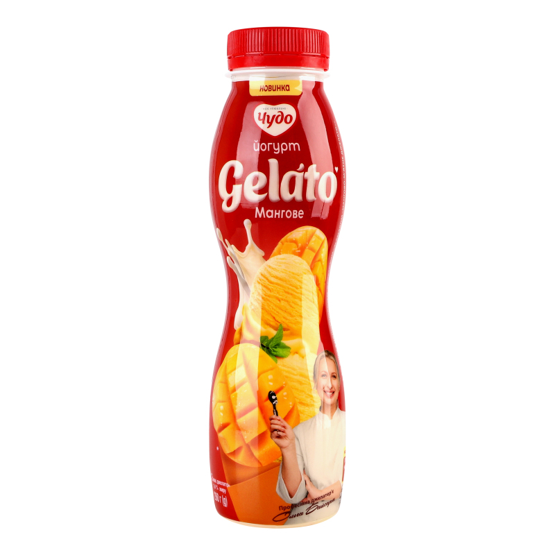 Йогурт 1.4% Мангове Gelato Чудо п/пл