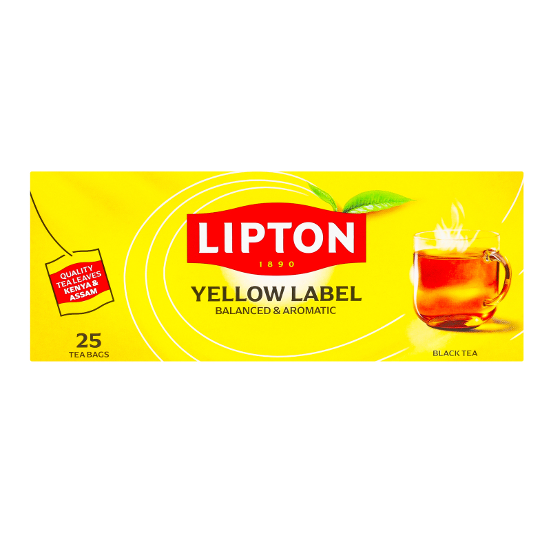 Чай черный Yellow label Lipton к/у 25шт Lipton(5063270118863