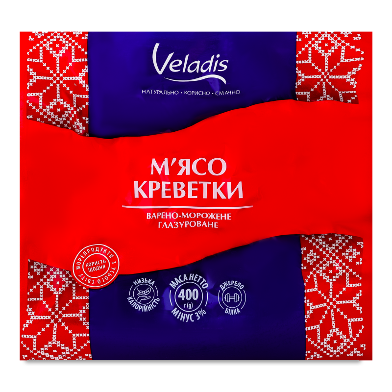 Креветки в/м очищені 400г в/у Veladis