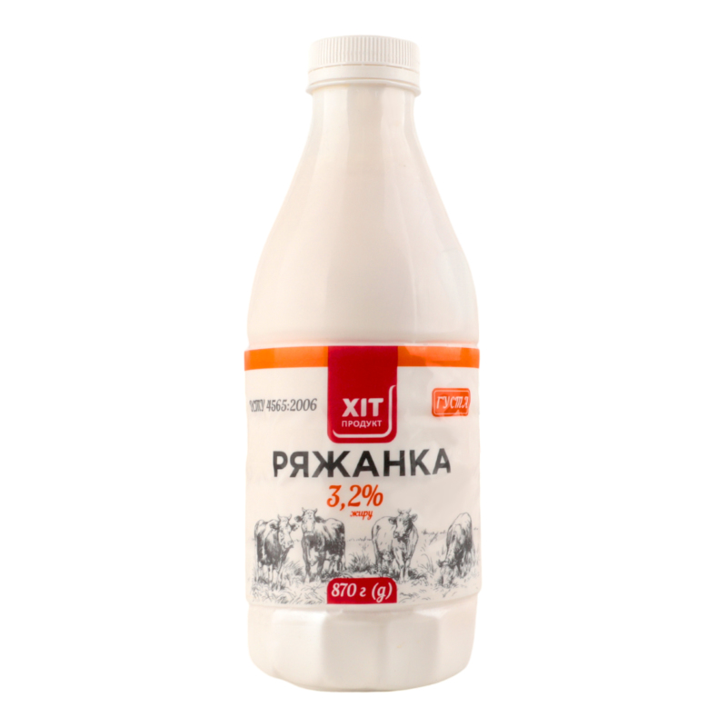 Ряжанка 3.2% термостатна Хіт продукт п/пл