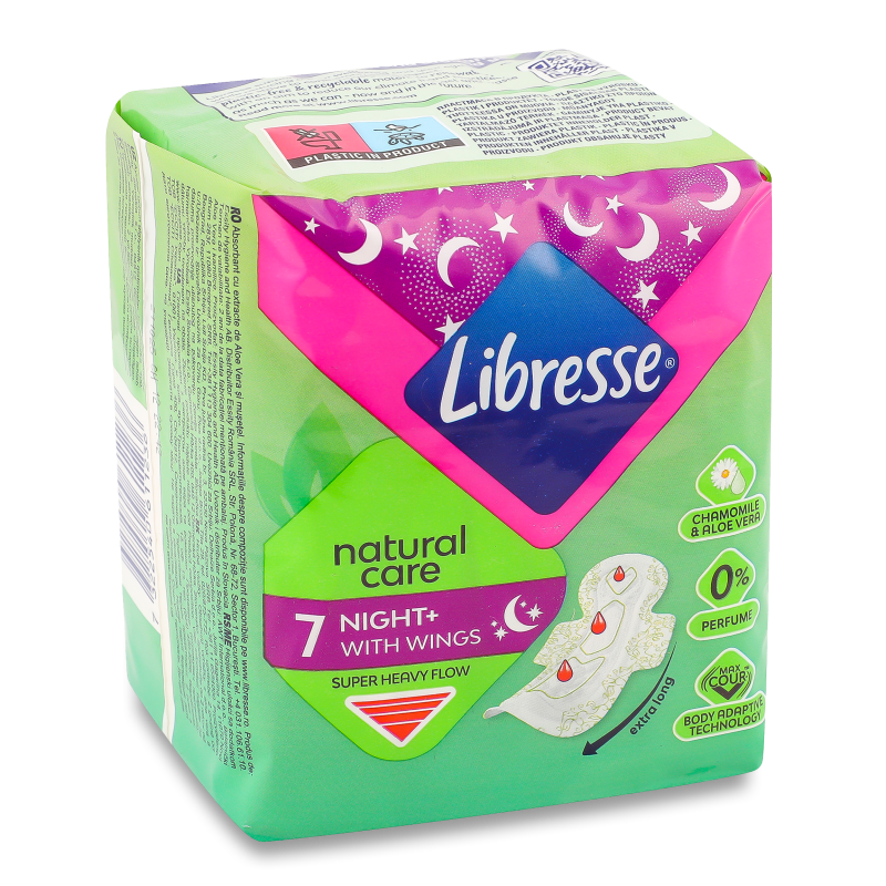 Прокладки гігієнічні Нейче кеа Максі найт 7шт Лібрес