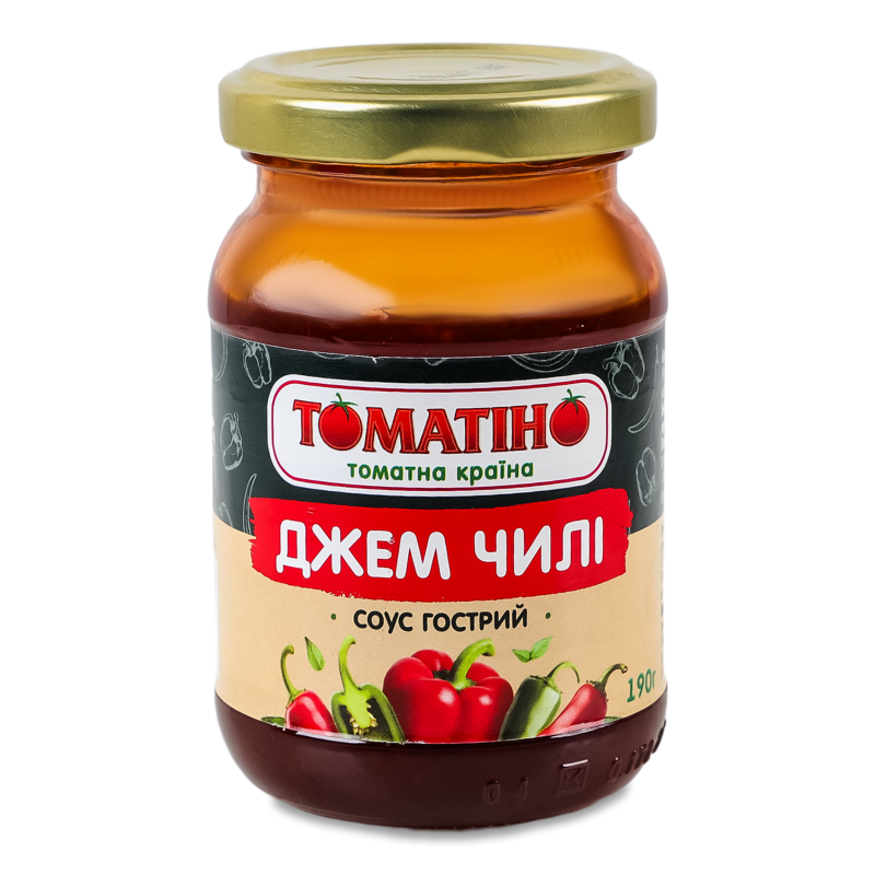 Соус Джем-чилі гострий 190г твіст/б Томатіно