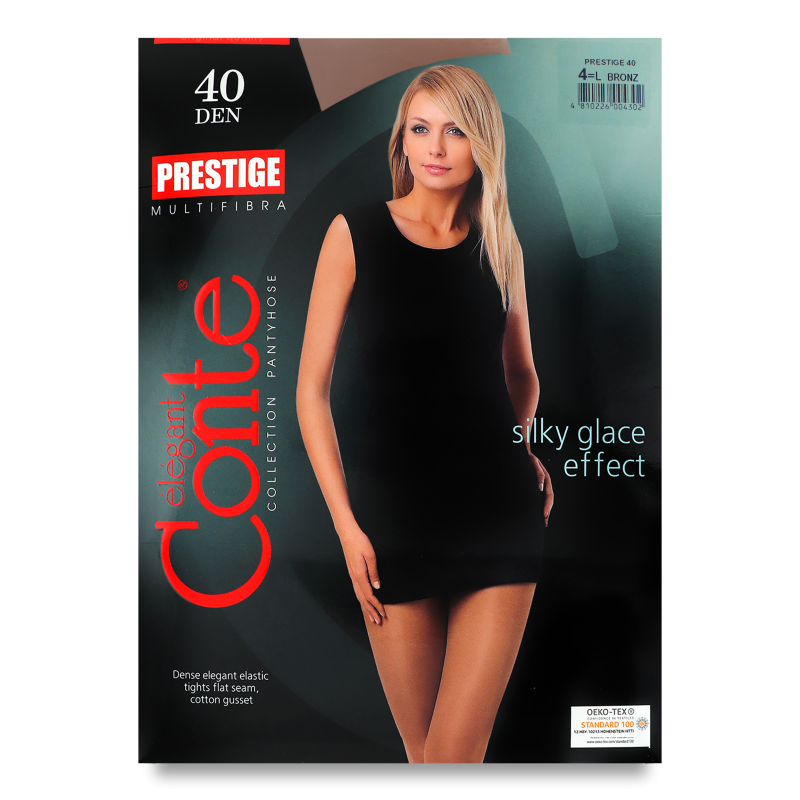 Колготи жіночі Престиж бронз 40ден р.4 Конте елегант