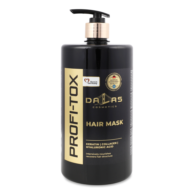 Маска д/волосся Профі-токс з кератином колагеном та гіалуроновою кислотою 900мл з дозатором Далас