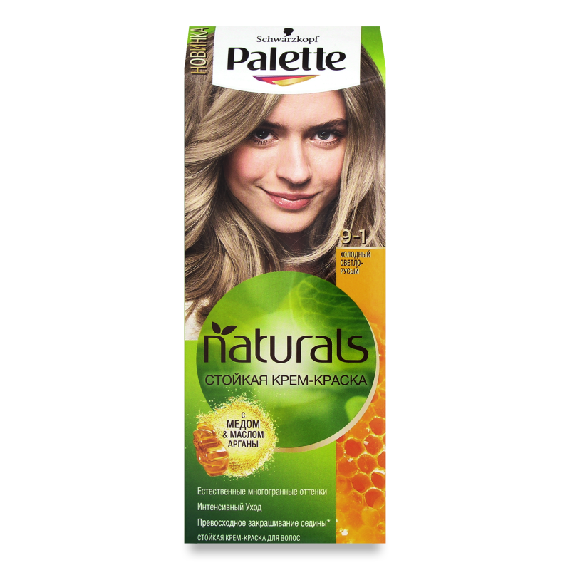 Крем-фарба д/волосся Нейчералс 9-1 Холодний світло-русявий Палет