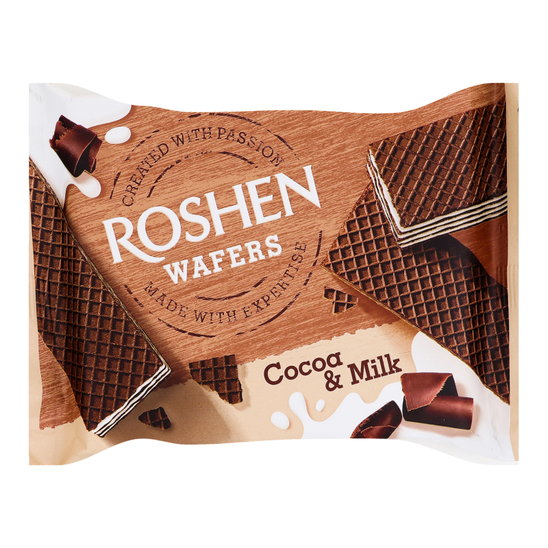 Вафлі Cocoa&Milk Wafers Roshen м/у