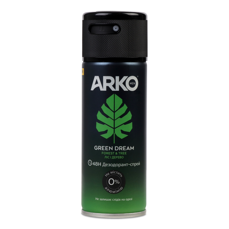 Дезодорант Green Dream д/чоловіків спрей 150мл Arko