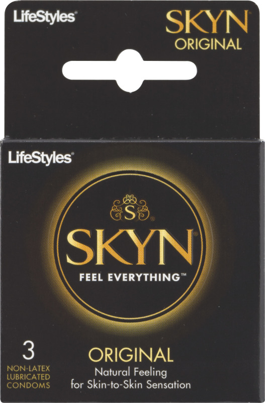 LifeStyles Skyn Non Latex Lubricated Condoms Original - 3 CT  LifeStyles(70907073032): customers reviews @ listex.online