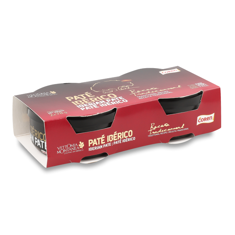 Паштет з свинячої печінки Іберіко Традиційний 2*78г Coren