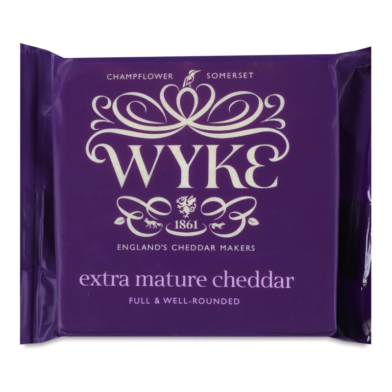 Сир Чеддер екстра витриманий 48% 200г в/у Вайк Фармс