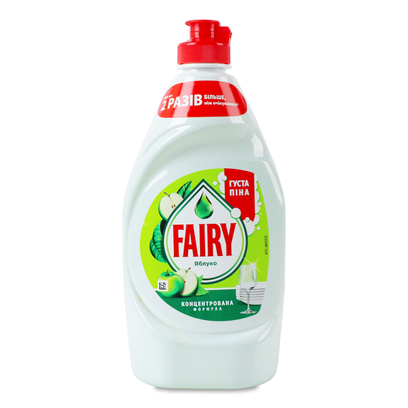 Засіб д/миття посуду Зелене яблуко 450мл Fairy