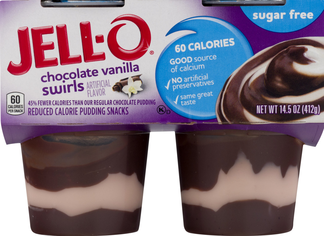 Jell O Sugar Free Chocolate Vanilla Swirls 4 Ct Jell O 43000042021 Customers Reviews Listex Online