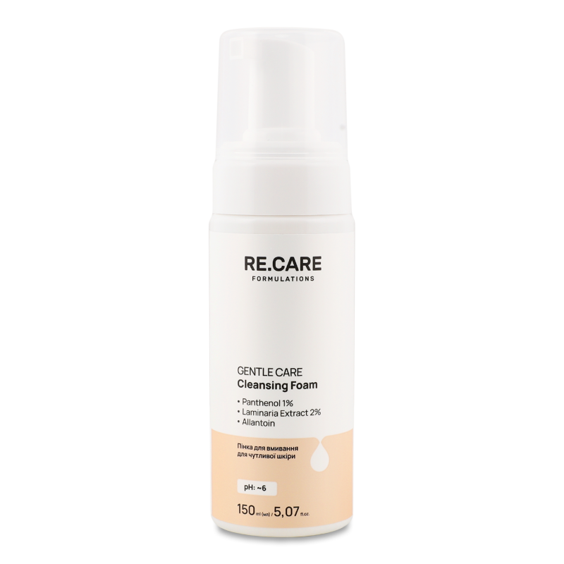 Пінка д/вмивання Gentle Сare д/чутливої шкіри 150мл RE.CARE
