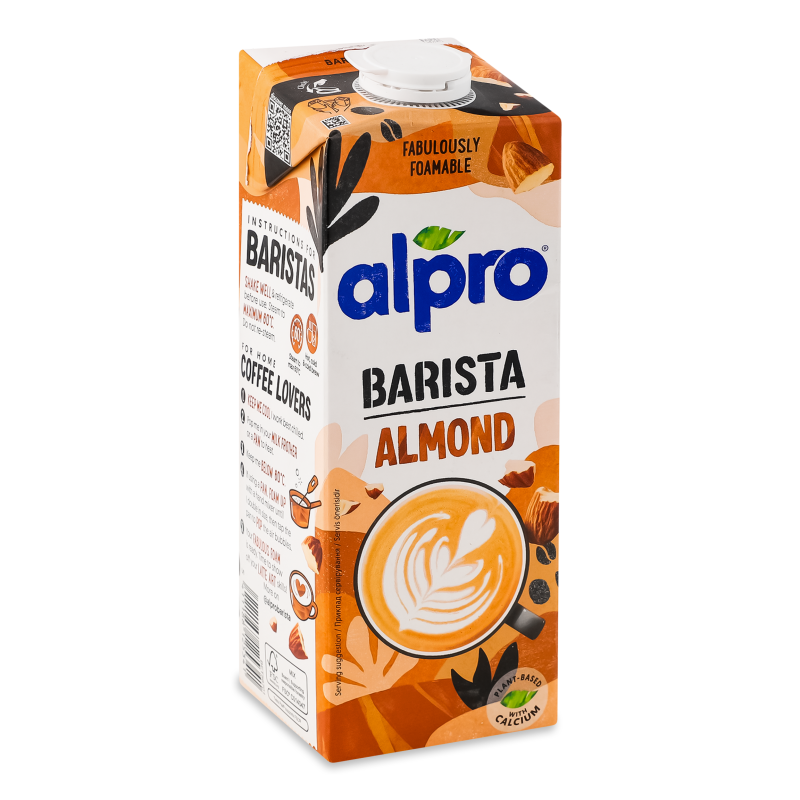 Напій мигдальний Barista 1л т/брік Alpro