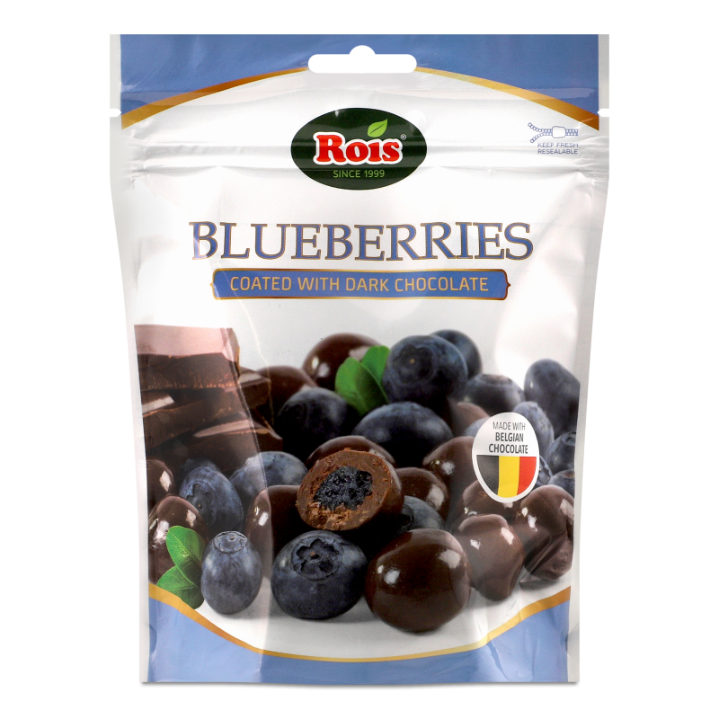 Чорниця в чорному шоколаді 100г Rois
