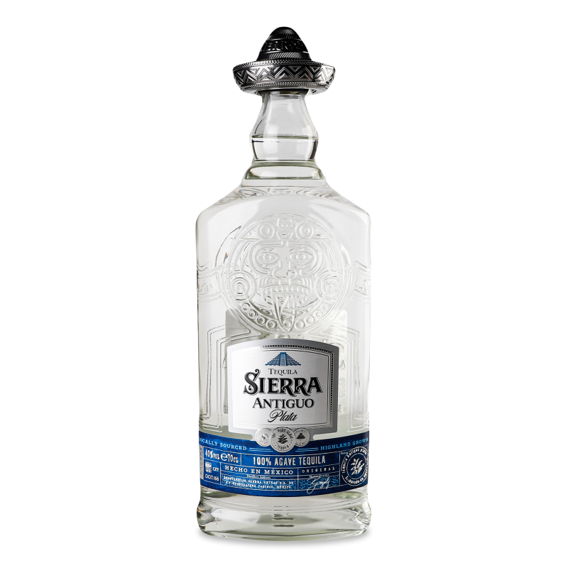Напій алкогольний Текіла Antiguo Plata 40% 0,7л Sierra