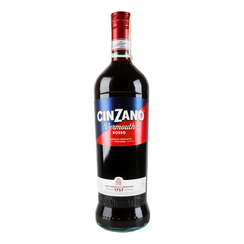 Вермут 1л 15% красный десертный Rosso Cinzano бут Cinzano(8000020000020 ...