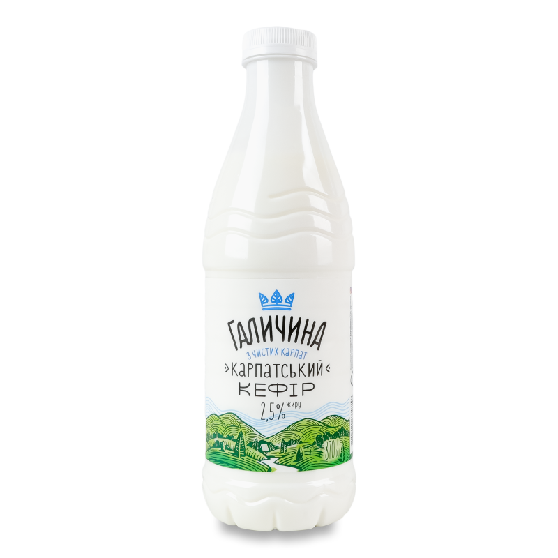 Кефір Карпатський 2,5% 870г пет Галичина