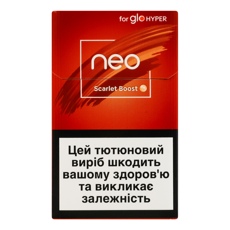 Виріб тютюновмісний для електричного нагрівання з фільтром Neo