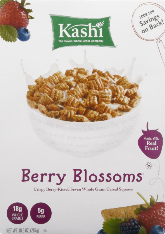 Kashi Berry Blossoms Crispy BerryKissed Seven Whole Grain Cereal