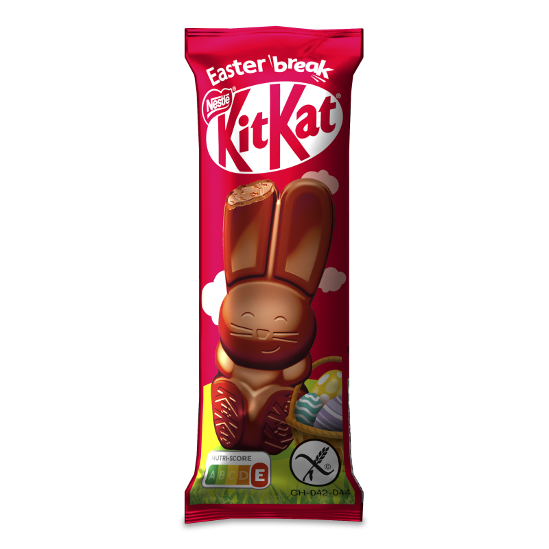 Шоколад Пасхальний кролик молочний з начинкою 29г Кіт Кат