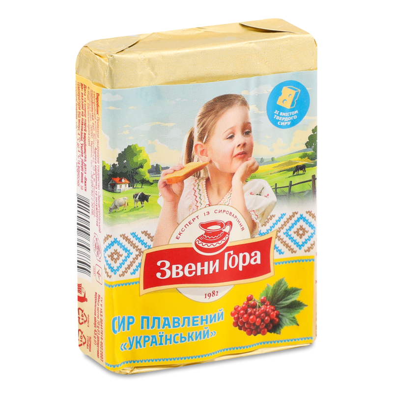 Cир плавлений Український 36% 70г Звени Гора