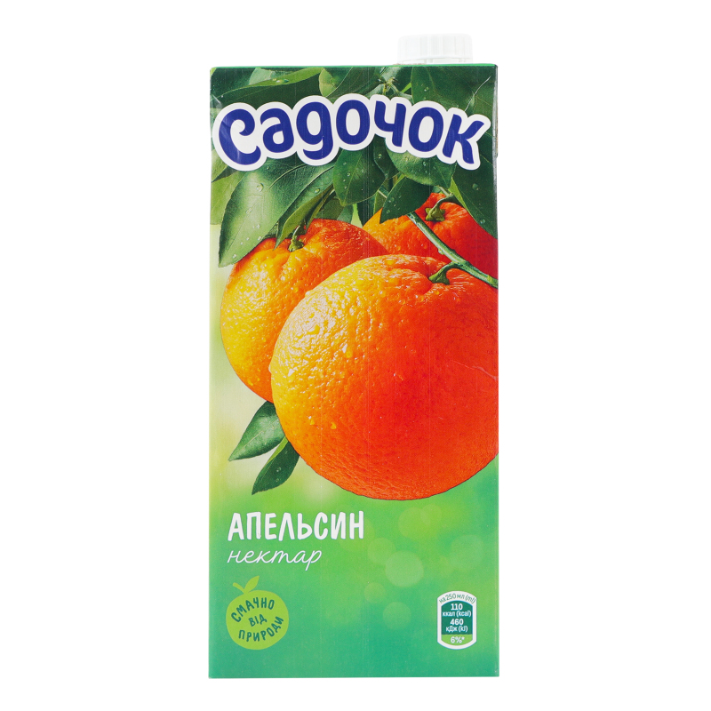 Нектар неосвітлений стерилізований Апельсин Садочок т/п
