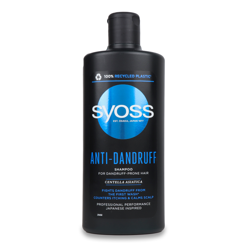 Шампунь Анті-Дандрафф д/волосся схильного до лупи 440мл Сйосс