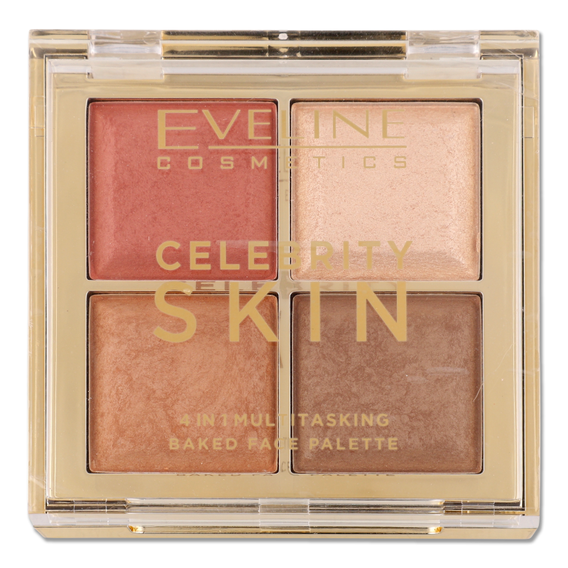 Палетка д/контурингу обличчя Celebrity Skin 4в1 16г Eveline