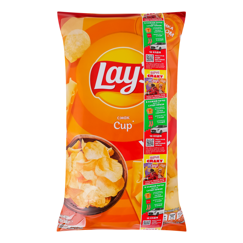Чипси з смаком сиру 170г Lay’s